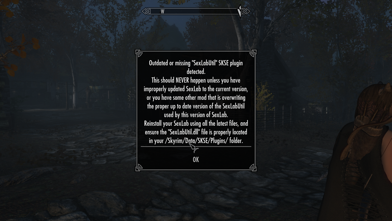 Problem With Sexlab Skyrim Se Please Help With Fix It Technical