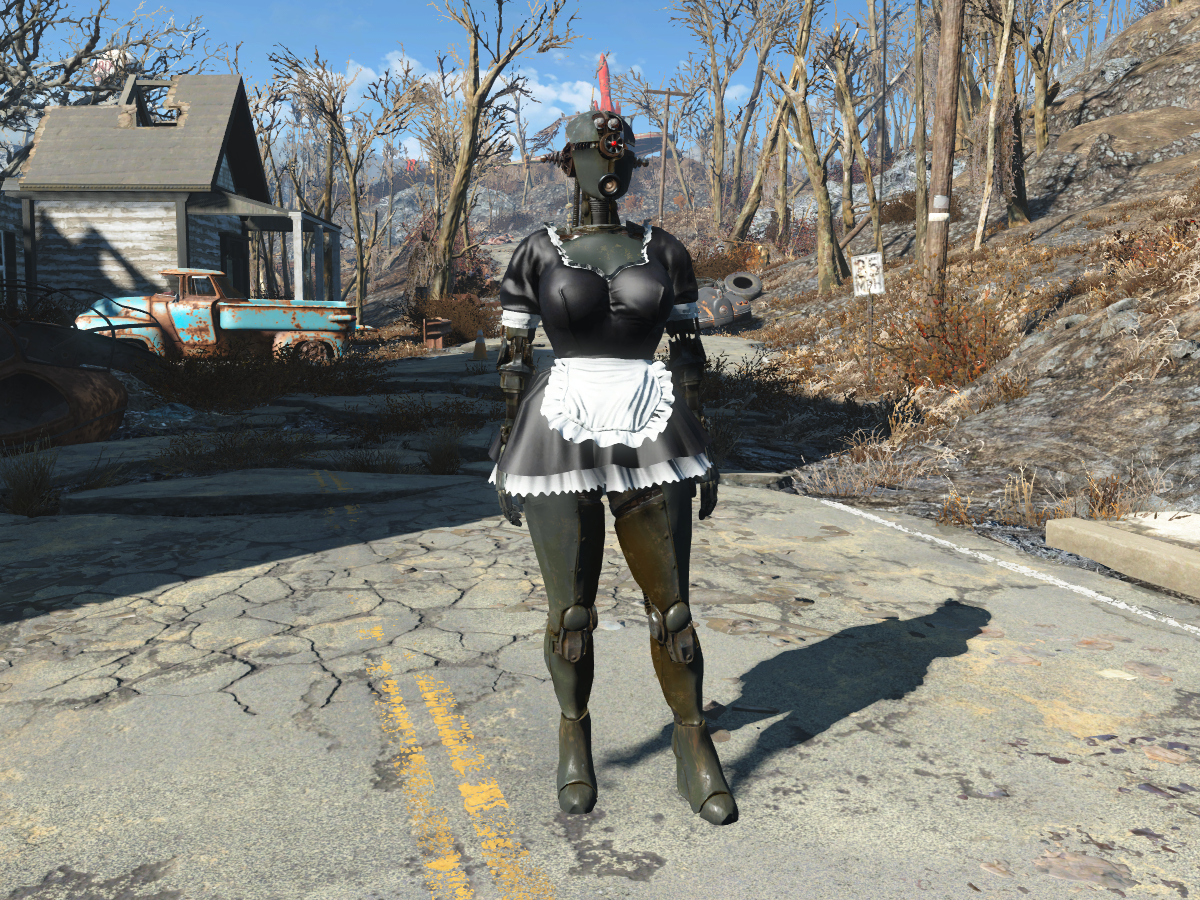 Fallout 4 штурмотрон горничная фото 43