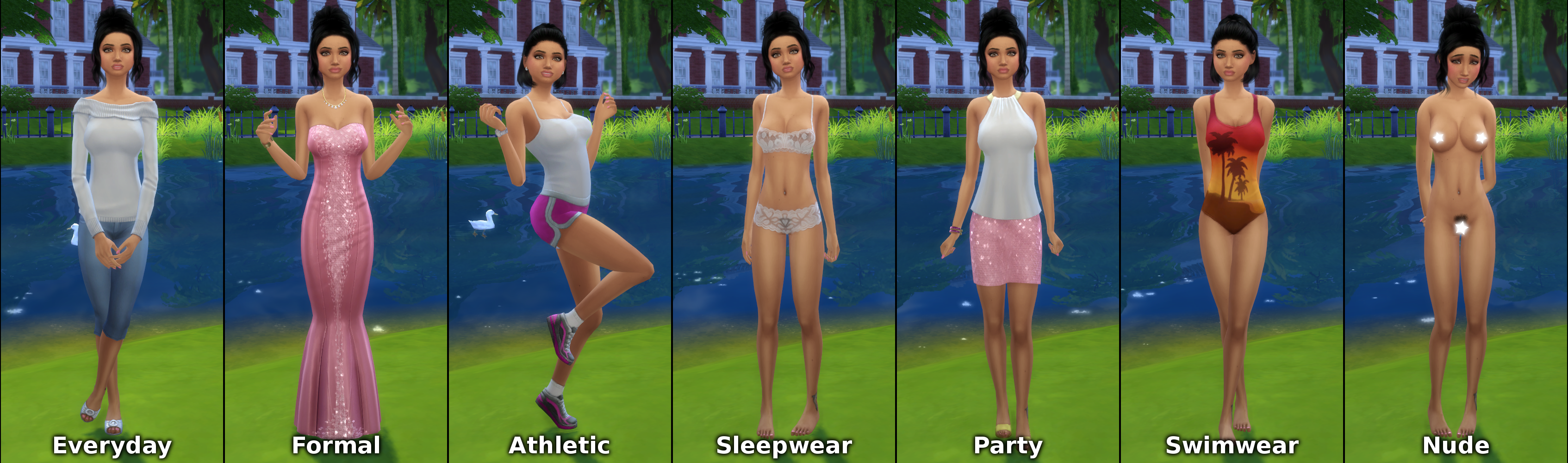 Sims 4 Erplederps Hot Sims Sexy Sims For Your Whims 160818 Added Pharah Fareeha 9355