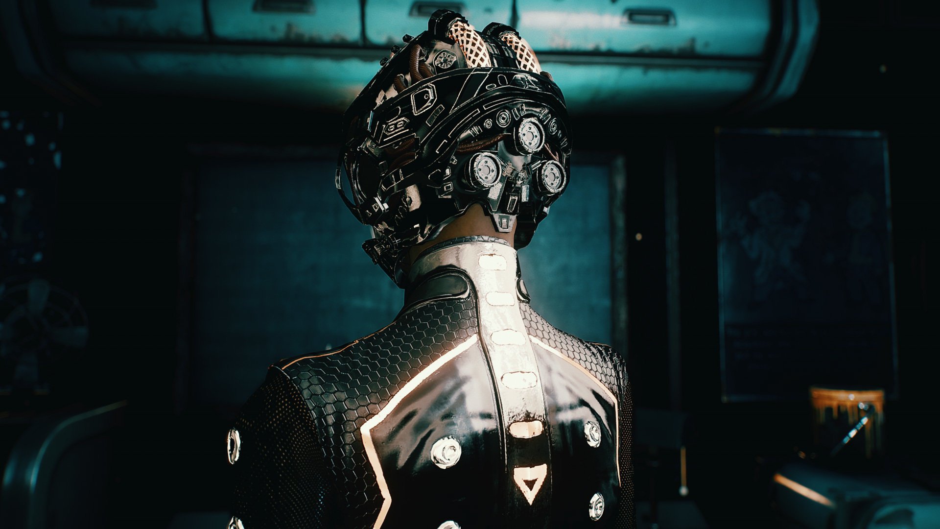 Fallout 4 cyberpunk outfit фото 75